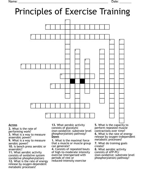 in training crossword clue|training exercise crossword clue.